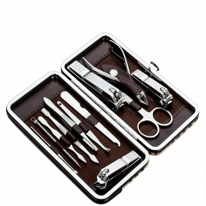 Tseoa Professional Manicure Pedicure Kit, 12 Pieces