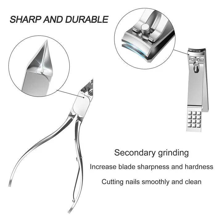 Tseoa Professional Manicure Pedicure Kit, 12 Pieces