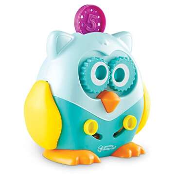 Learning Resources Hoot The Fine Motor Owl, Multicolor