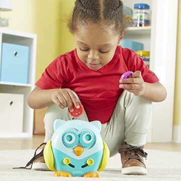 Learning Resources Hoot The Fine Motor Owl, Multicolor
