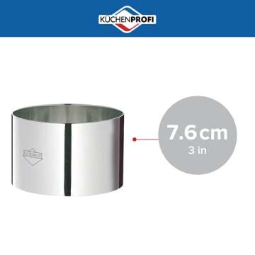 Küchenprofi 4-Piece Stainless Steel Food Forming Rings