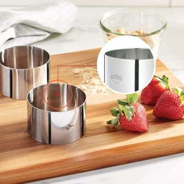 Küchenprofi 4-Piece Stainless Steel Food Forming Rings