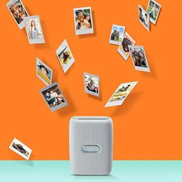 Fujifilm Instax Mini Link Smartphone Printer - Ash White