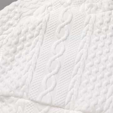 Fall Outfits for Toddler Girls Boys Knitted Baby Girl Sweater Top Pants Long Sleeve Autumn Winter Crewneck Sweatshirt Knit Clothes Pullover for Kids Warm Birthday Christmas Outfit White 9-12 Months