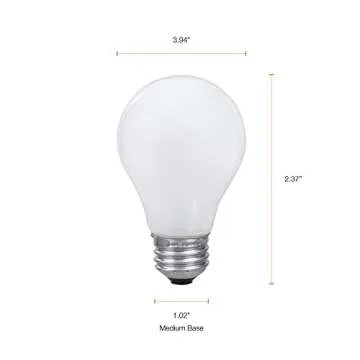 SYLVANIA Incandescent Light Bulb, 25W A19, Dimmable, Medium Base, 160 Lumens, 2850K, Soft White - 2 Count(Pack of 1)(10562)