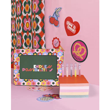 ban.do Rainbow Desk Accessories Set with Memo Pad