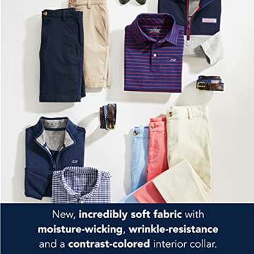 vineyard vines Boys' Saltwater 1/4-Zip Pullover Sweatshirt, Vineyard Navy, 7