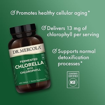 Dr. Mercola Fermented Chlorella: Immune & Organ Support