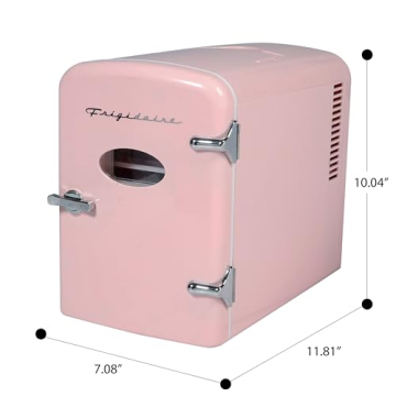 Frigidaire Pink Portable Mini Cooler for Car and Office