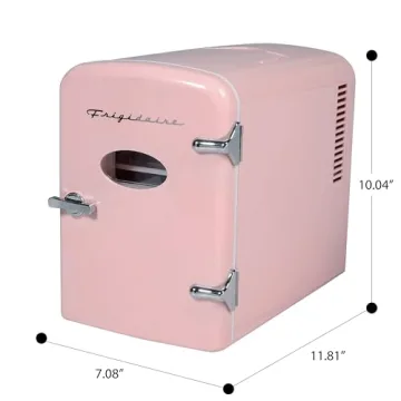 Frigidaire Pink Portable Mini Cooler for Car and Office