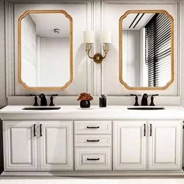 Stunning WallBeyond Wood Frame Arch Mirror for All Spaces