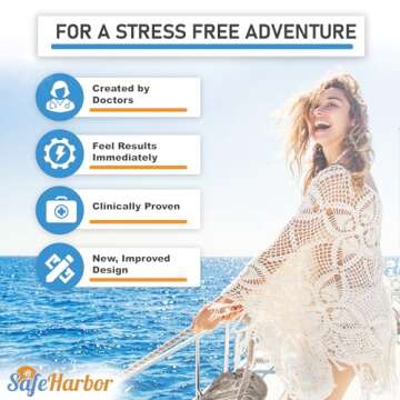 SafeHarbor Motion Sickness Wristbands | Drug-Free Nausea Relief for Adventures