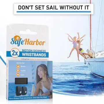 SafeHarbor Motion Sickness Bands for All Ages