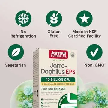 Jarrow Probiotics 10 Billion CFU for Gut Health Support