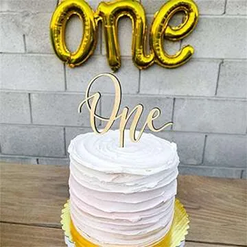 Creatively Designed Wood Cake Topper for All Occasions