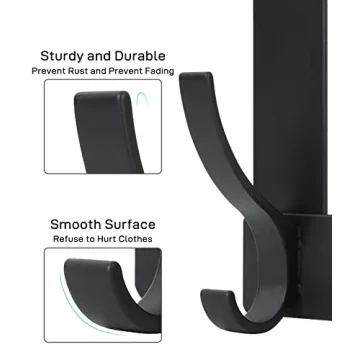 Over The Door Hooks for Coats, Towels and Bags