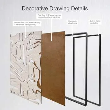 BrightA Abstract Wood Wall Art for Elegant Spaces