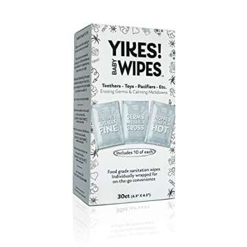 Yikes! Baby Wipes - 30ct Food Grade Sanitation Wipes