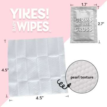 Yikes! Baby Wipes - 30ct Food Grade Sanitation Wipes