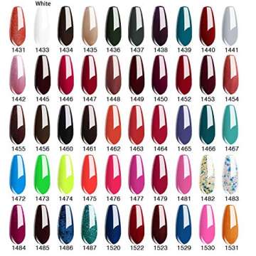 Vishine Gelpolish Gel Nail Polish Lacquer Shiny Color Soak Off UV LED Professional Manicure Tomato(1590)