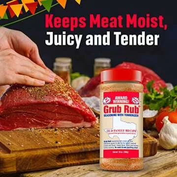 Grub Rub BBQ Blend - Award-Winning Seasoning for Juicy Meats