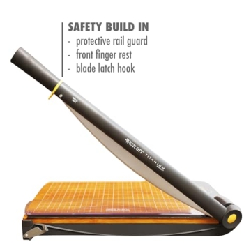 Westcott 12'' Guillotine Paper Cutter for All Ages