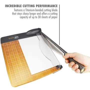 Westcott 12'' Guillotine Paper Cutter for All Ages