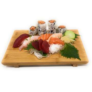 Elegant Bamboo Sushi Board for Authentic Dining Experience