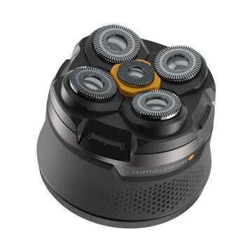 Microtouch Titanium Electric Head Shaver for Men