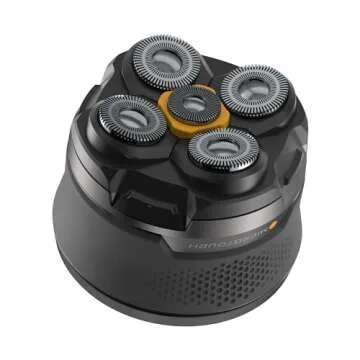 Microtouch Titanium Electric Head Shaver for Men