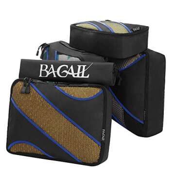 Efficient BAGAIL 6 Set Packing Cubes for All Travelers