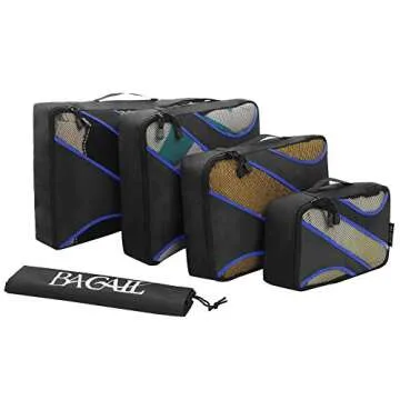 Efficient BAGAIL 6 Set Packing Cubes for All Travelers