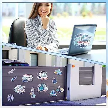 Kanayu 12 Pieces Cruise Door Magnets Decorations, Sea Navigation Ship Car Refrigerator Magnets Stickers Anchor Cruise Cabin Door Fridge Magnetic Decorations for Cabin Carnival Party(Classic Style)