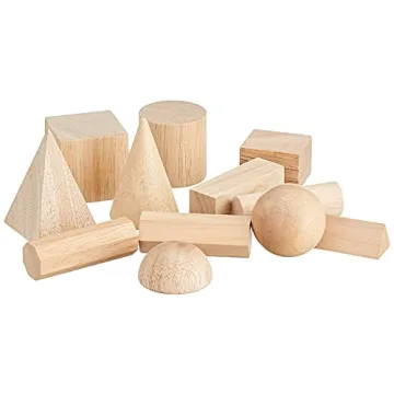 Learning Resources Geometric Wooden Shapes Set of 12