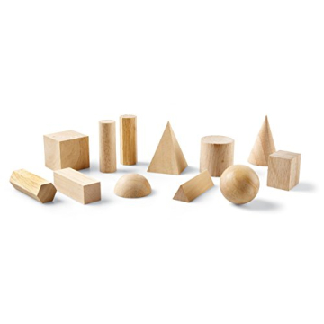 Learning Resources Geometric Wooden Shapes Set of 12