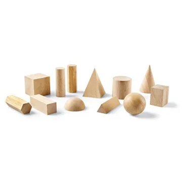 Learning Resources Geometric Wooden Shapes Set of 12