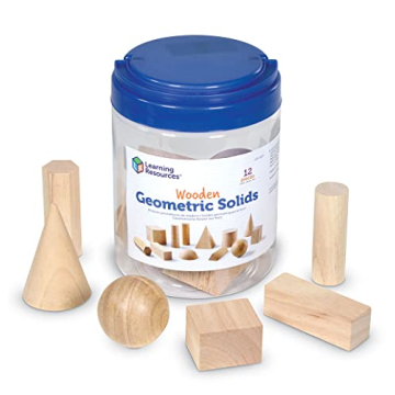 Learning Resources Geometric Wooden Shapes Set of 12