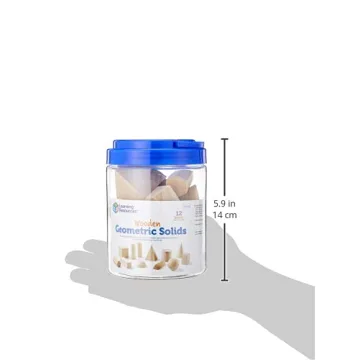 Learning Resources Geometric Wooden Shapes Set of 12