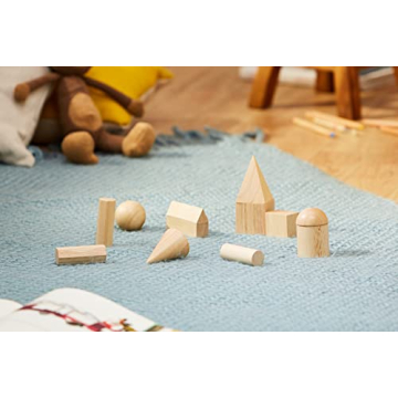 Learning Resources Geometric Wooden Shapes Set of 12