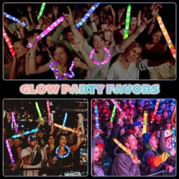 esycooying 36 Pack Glow Sticks Party Favors, Light up Toys Pop Tubes Bulk, LED Glow Necklaces Bracelets Birthday Goodie Bag Stuffers, Glow in the Dark Halloween Party Supplies Gift Toys Prizes (36)