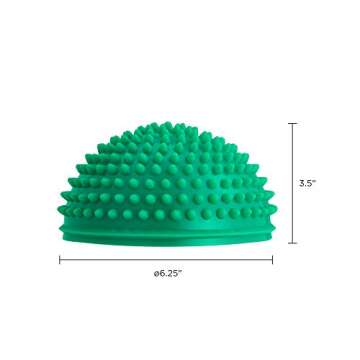 C. PARK FITNESS Balance Pods Hedgehog Stability Balance Trainer Dots Set of 6 for Squat Touch Downs, Plank Hand Walk, Balanced Bird Dog, Push-Up Plank Taps and Other Exercises, 1 Hand Pump