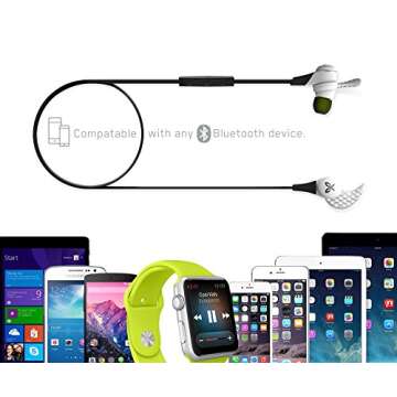 Jaybird X2 Sport Wireless Bluetooth Headphones - Storm White