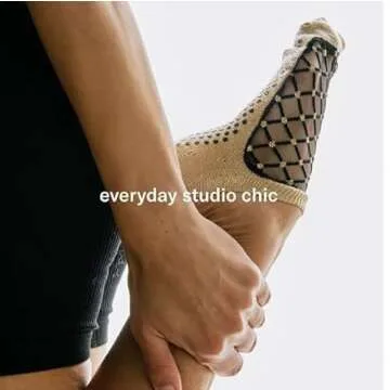 Stylish SHASHI Ballet Tie Grip Socks for Women - Perfect for Dance and Yoga