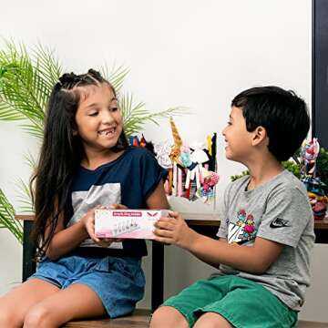 FAIRY DECOR Ring Holder for Jewelry Organizer - Acrylic Ring Stand for Girls Gift - Clear Ring Organizer with 6 Small Tower Shaped Rods Suitable for All Ring Sizes-Y2K Decor