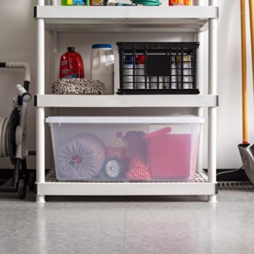 IRIS USA 91 Quart Stackable Storage Bins with Lids