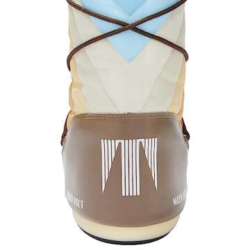 Moon Boot, Icon Rainbow Unisex Boots, 42/44, Shitake/Brown-Blue