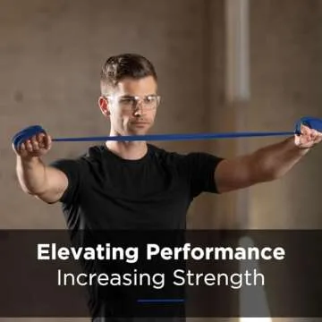 THERABAND Resistance Bands, 6 Yard Roll Professional Latex Elastic Band For Upper & Lower Body, Core Exercise, Physical Therapy, Pilates, Home Workouts, Rehab, Blue, Extra Heavy, Level 5