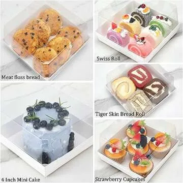 JuneHeart 30 Pack Disposable Charcuterie Boxes with Lids