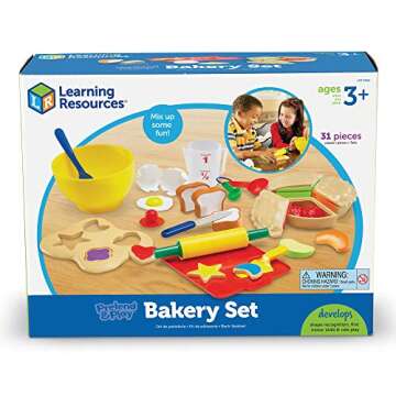 Learning Resources Pretend & Play Bakery Set: 31 Pieces
