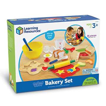 Learning Resources Pretend & Play Bakery Set: 31 Pieces